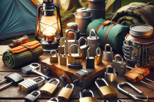 Los candados más recomendados para proteger tu equipo de camping.