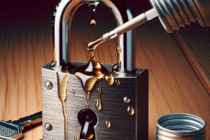 ¿Cuál es la mejor manera de lubricar un candado?